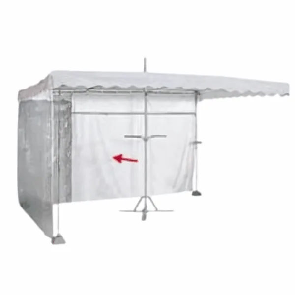 RIDEAU D'ENTOURAGE 300*210 POLYESTER BLANC