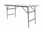 TABLE EN ALU 80*150 H 80