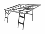 TABLE ALU PLIANTE INCLINÉE 120x150 H60/90
