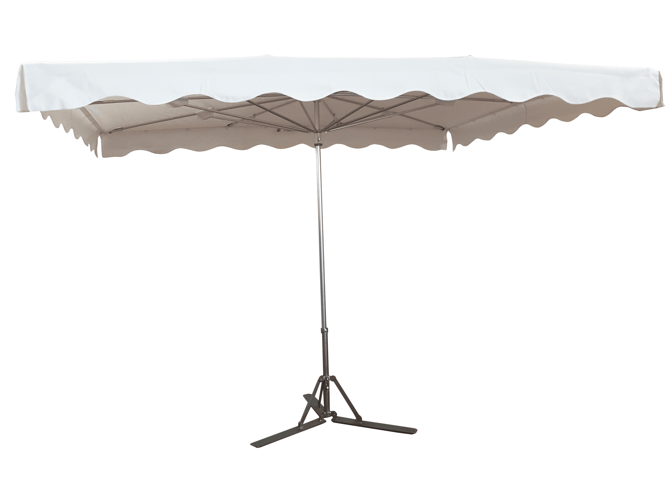 parasol forain blanc PARASOL FORAIN 300*250 FIXE COTON – Image 1